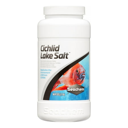 Seachem Fish Medication - Seachem Cichlid Lake Salt Water Treatment Fish & Aquatic Life Supplement, 24 Oz