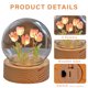 thumbnail image 1 of Adornos de luz nocturna de tulipán Mini lámpara de flores Producto terminado (Tulipán rosa 5 piezas), 1 of 8