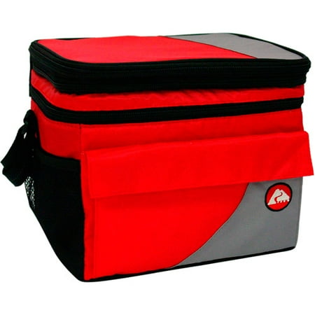 Ozark Trail 6 Can Cooler with Removable Hardliner, Red