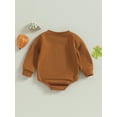 thumbnail image 4 of Thanksgiving Baby Boy Outfit Little Turkey/Gobble Print Romper Sweatshirt 6 12 18 24 Months Fall Winter Clothes, 4 of 7
