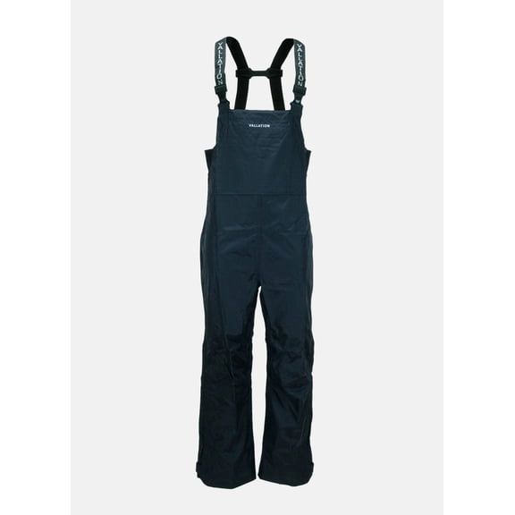 Vallation Outerwear Dark Rain Bibs - Black, X-Small