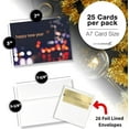 New Years Cards For Business & Family (Lights At Night) Greeting Card Set Pac