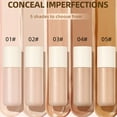 thumbnail image 5 of Liquid Foundation Is Sweat Proof Not Easy To Come Off Oil Controlling Concealer Long Lasting Makeup For Dry Skin And Oily Skin Foundation Makeup5ml, 5 of 5