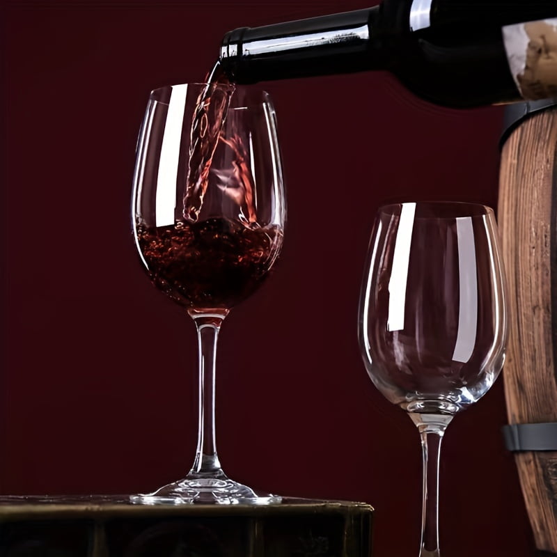 300ml Port Wine Glasses Set Of 6 Crystal Port Glasses - Laser-Cut Rim Dishwasher-Safe Glassware Fine-Blown Crystal Dessert Wine Glasses