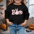thumbnail image 2 of Gyujnb Kids Halloween , Print Halloween Pullover Sweatshirt for Kids Girls Boys Long Sleeve Casual Play Outerwear Soft Comfortable, Halloween Outfits,9-10 Years, 2 of 4