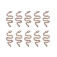 thumbnail image 2 of opvise 10Pcs/Set Nail Ornament DIY Jewelry Glitter Minimalist Snake Artistic Novelty Nail Jewelry for Women, 2 of 8