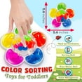 thumbnail image 3 of 10ml Color Sorting Sensory Toys Matching Toys Educational Toys, 3 of 6