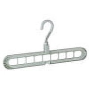 4 Pack Space Saving Cascading Plastic Hanger Organizer, Light Green