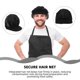 thumbnail image 2 of 4pcs Chef Hat Adjustable Breathable Mesh Fabric Kitchen Cooking Cap Food Service Hair Nets For Bakers Chefs Men Women, 2 of 3
