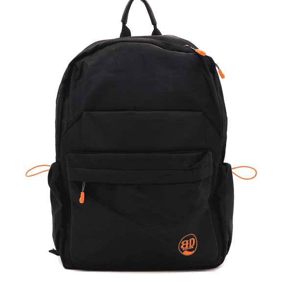 Black Dune Unisex Laptop USB Pockets Backpack, Black