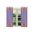 thumbnail image 2 of RYLABLUE Magic Carpet Window Curtain Window Treatments Kitchen Curtains 26x39 inches, 2 Pieces, 2 of 3