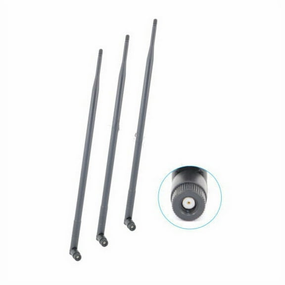 3x9dBi 2.4Ghz 5Ghz Dual Band WiFi RP-SMA Antenna for Amped Wireless SR150 AP300