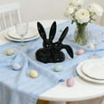 thumbnail image 1 of RKSTN Couple Rabbit Kissing Rabbit Decoration Black, 1 of 6