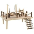 thumbnail image 4 of Sistema de escalada de madera Natural Bling Bling parque infantil para mascotas pequeñas, 4 of 12