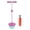 Rose Red, variant on Pogo Stick, Pogo Jumper with Handle and Ball Pump, High Jump Toy Bounce Jump Trick Board Pogo Bouncing Ball Safe and Fun Pogo Stick for Christmas Birthday Gift (Orange)