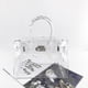 thumbnail image 4 of Bolsos de mano LANNMXG de PVC transparente para mujer a prueba de agua, 4 of 4