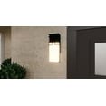 thumbnail image 6 of Quoizel Daymon Integrated LED Earth Black Outdoor Wall Lantern, 6 of 7
