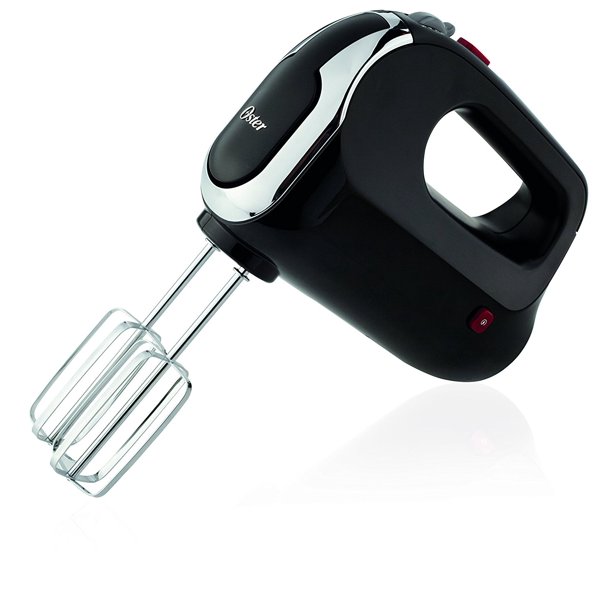 Oster FPSTHM0152NP 5 Speed Hand Mixer with Storage Case Black