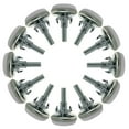 thumbnail image 1 of Pies niveladores ajustables M6 x 25 x 30mm para patas de muebles, 12 piezas, 1 of 7