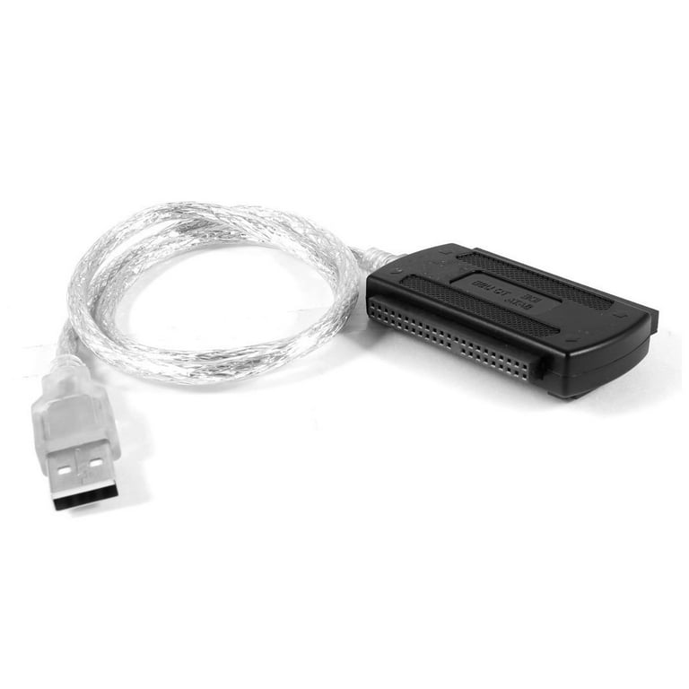  JINHEZO USB 2.0 to SATA + IDE (2.5 / 3.5 / 5.25) Cable  Adapter,Black : Electronics