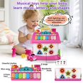 thumbnail image 3 of Toy OKREVIEW Montessori Musical 8 en 1 House 1-2 años para niñas, 3 of 9