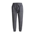 thumbnail image 5 of UKHCCC Women's Cotton Linen Joggers for Women Striped Pants with Pockets Elastic Waist Casual Drawstring Trousers Loose Fit Summer Beach S-2XL, 5 of 8