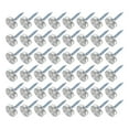 thumbnail image 1 of TABLZONE 100 Pieces Glass Mirror Clips For Advertising Displays Silver Stainless Steel Elegant Design, 1 of 8