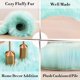 thumbnail image 3 of Funda para silla de piel de oveja sintética suave de lujo, cojín para asiento, alfombras de piel de felpa para dormitorio, 2 pies x 3 pies, blanco, 3 of 6