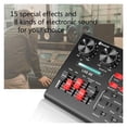 thumbnail image 4 of Microphone Tout-en-un R8 Sound Card Mixer Interface Audio Microphone à Condensateur pour Téléphone PC Ordinateur Karaoké Console de Mixage, Facile à Utiliser, 4 of 8