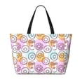 thumbnail image 2 of Balery Donuts and Coffee Beach Travel Bag - Water-Resistant, Large Capacity Lightweight Tote with 7 Pockets for Women and Men - Perfect for Beach, Pool, Gym, and Travel, 2 of 7