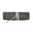 Green, variant on Korean Style Uncomplicated Makeup Bag Portable Eyebrow Pencil and Eyeshadow Brush Storage Pouch Double Sided Thick Leather Cosmetic Organizer