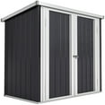 thumbnail image 1 of Outsunny 5' x 3' Metal Garden Storage Shed Tool House with Double Doors, 1 of 10