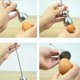 thumbnail image 3 of Cortadora de huevos de canicas redondas de galleta de huevo de acero inoxidable Simple para utensilios de cocina Hugtrwg Para estrenar, 3 of 8