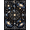 Black, Pattern 1, variant on ODIKA 4'x6' Machine Washable Non-Slip Area Rug, Gothic Black High Traffic Rug, Black, 1167460