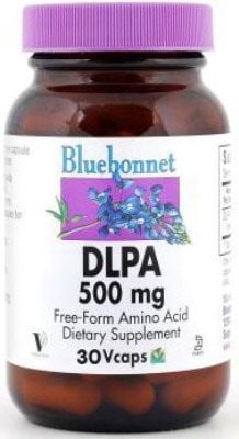 Bluebonnet DLPA 500 Mg, 30 Ct