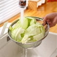 thumbnail image 7 of Home Decor Large Fine Mesh Strainer for Kitchen - Metal Stainless Steel Colander for Rice, Pasta, Quinoa, Yogurt (12.2 Inch), 7 of 7