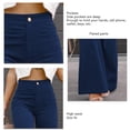 thumbnail image 2 of Pantalones Acampanados De Talle Alto Para Mujer, Pantalones Acampanados Informales De Color Puro Otoño Invierno Para Mujer Para Oficina Para Fiesta Para Uso Diario ANGGREK Cocina, Decoración y Otros, 2 of 5