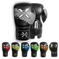thumbnail image 2 of FightX Kids Boxing Gloves MMA PU Leather Junior Boxing Gloves Set for Children (White, 4oz), 2 of 8
