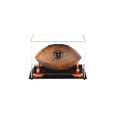 thumbnail image 3 of Clear Acrylic Mini - Miniature (not Full Size) Football Display Case with Orange Risers (A005-OR), 3 of 6