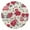 White-119, variant on Outdoor Waterproof Tablecloth with Umbrella Hole and Zipper,Pioneer Vintage-inspired Roses in Chic Modern Colours Round Reusable Durable Decor Table Cover for Party Picnic Patio 60×60 Inch
