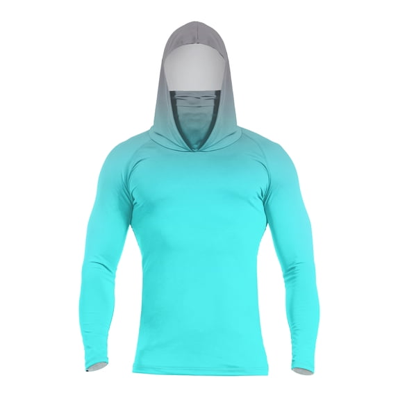Mens Cooling Hoodies 2026 Hiking Fishing Summer Long Sleeve Casual Upf 50 Breathable Lightweight Shirts, L