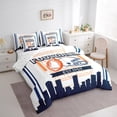 thumbnail image 2 of Erosebridal Sport Football Bedding Sets Twin Size,Stripes Comforter Sets with Sheets,Room Decorative,Reversible,Breathable,7-Piece, 2 of 5