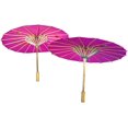 thumbnail image 4 of TJ Global PACK OF 2 Japanese Chinese 33" Umbrella Parasol For Wedding Parties, Photography, Costumes, Cosplay, Decoration And Other Events - 2 Umbrellas (Purple), 4 of 4