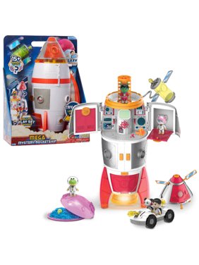 Just Play Ryans World Galaxy Explorers 22-inch Mega Mystery Rocketship with Lights and Sounds, Includes 15+ Surprises, Preschool Ages 3 up
