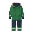 thumbnail image 5 of MEZZALL Snowsuit Children Boys Ski Suit Thermal Ski Overall Winter Warm Snow Overall Windproof Winter Suit With Removable Hood Mud Suit Outdoor Softshell Suit Solid Color Classic Child Dailywear, 5 of 8