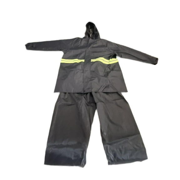 Milageto Rain Suit Elastic Waist for Adults Rainsuit Waterproof Oxford Cloth Rainwear