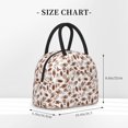 thumbnail image 2 of Yiaed Rugby Style Print Lunch Bag Adult Insulated Lunch Box, Leakproof Cooler Food Lunch Containers Reusable High Capacity Lunch Tote Bags-One Size, 2 of 6