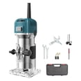 thumbnail image 4 of Almencla Wood Router Tool Set Electric Trimmer Professional Simple to Use Compact Engraving Hand Machine 6 Variable Speed for Bookcase, 4 of 8