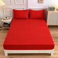 thumbnail image 1 of Funda de almohada para cama individual de color sólido, funda de edredón para cama individual o doble de 1,5/1,8 pulgadas de grosor y fibra ultrafina para el hogar, 1 of 6