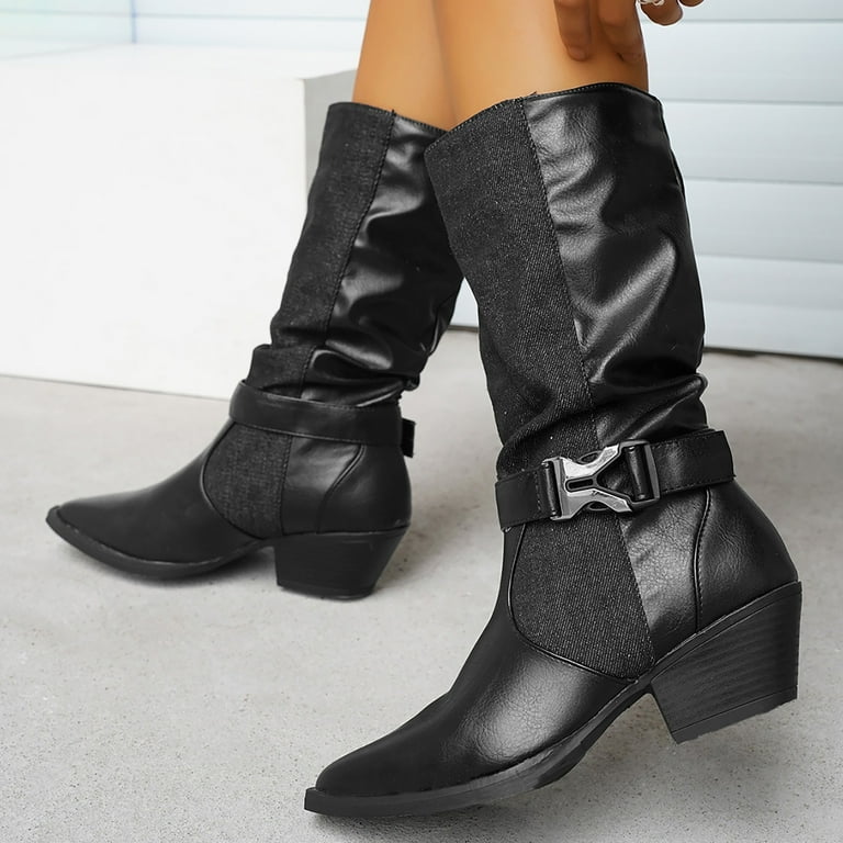 Big calf boots hot sale